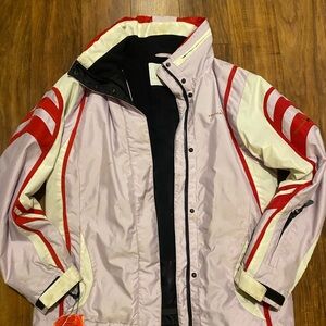 Girls Ski & Snow Jacket - Purple, Red and White